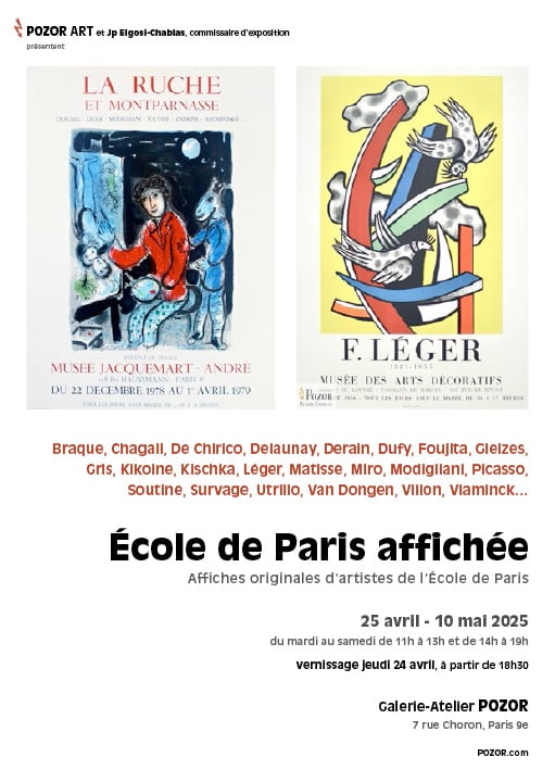 Ecole de Paris affichée, Galerie POZOR